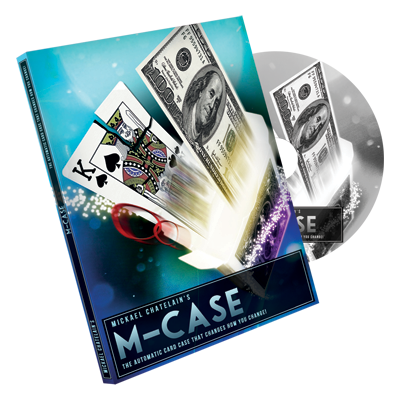 M-Case, Blue (with DVD and Gimmick) by Mickael Chatelain