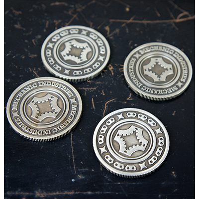 Full Dollar Coin, Gun Metal Grey by Mechanic Industries - Image 2