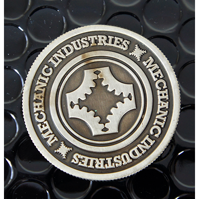 Full Dollar Coin, Gun Metal Grey by Mechanic Industries