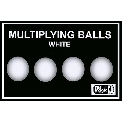 Multiplying Balls, White Plastic by Mr. Magic