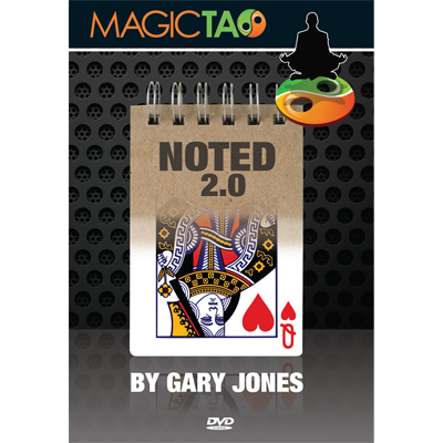 Noted 2.0, Red (with DVD and Gimmick) by Gary Jones and Magic Tao
