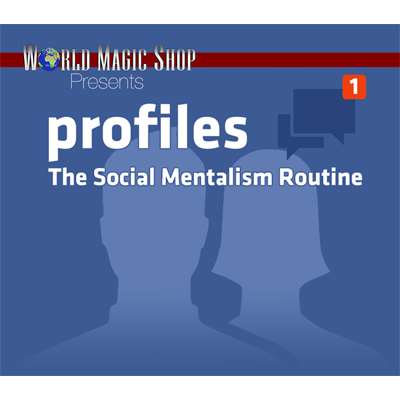Profiles: The Social Mentalism Routine (with DVD and Gimmick) by World Magic Shop