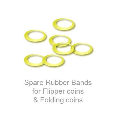 Spare Rubber Bands for Flipper coins & Folding coins -, 25 per package