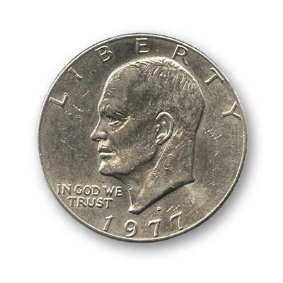 Eisenhower Dollar, Single Coin Ungimmicked