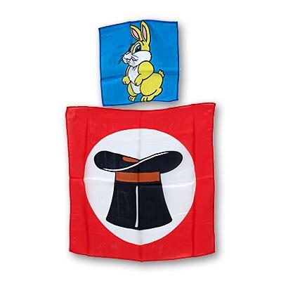Picture 9 inch Silk Rabbit from 18 inch Hat Silk