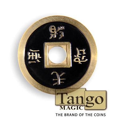 Chinese Coin, CH0019 Black &, Red by Tango Magic - Image 4