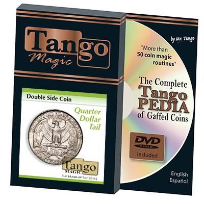 Double Side Quarter, Tails (with DVD), D0036 by Tango Magic