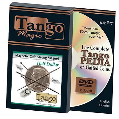 Strong Magnetic Half Dollar (with DVD), D0112 by Tango Magic
