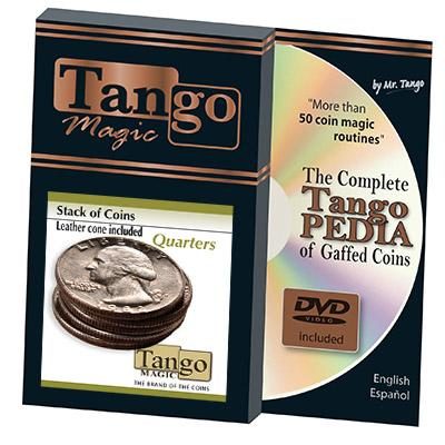 Stack of Coins Quarter Dollar (with DVD) - Trick, D0055