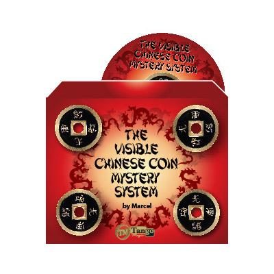 The Visible Chinese Coin Mystery System, CH015, Gimmicks and DVD by Marcel and Tango Magic