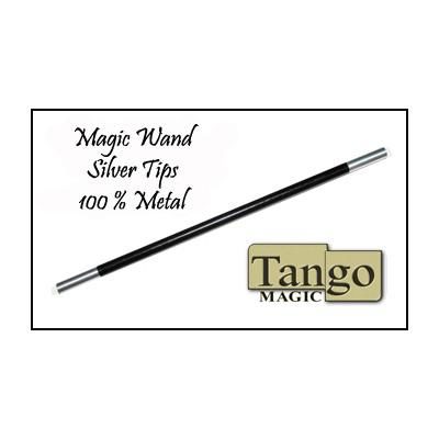 Magic Wand in Black, with silver tips by Tango Magic