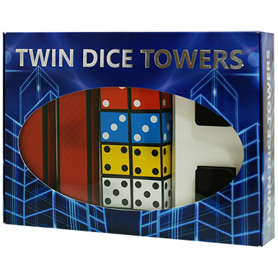 Twin Dice Towers by Joker Magic
