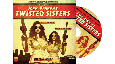 Twisted Sisters 2.0 (with DVD and Gimmick) Bicycle Back by John Bannon