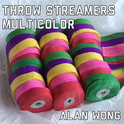 Throw Streamers Multi, 30 Head / 10 pk. by Alan Wong