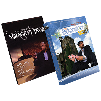 Eric Jones Set: Mirage et Trois and Extension of Me, includes all Gimmicks by Eric Jones and Kozmomagic
