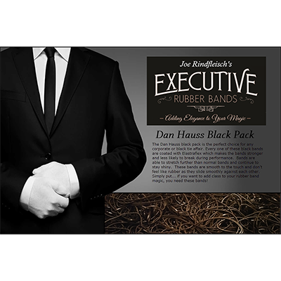 Joe Rindfleisch's Executive Rubber Bands, Dan Hauss - Black Pack by Joe Rindfleisch