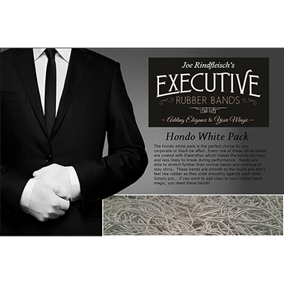 Joe Rindfleisch's Executive Rubber Bands, Hondo - White Pack by Joe Rindfleisch