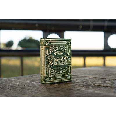 Monarchs Playing Cards, Green by Theory 11