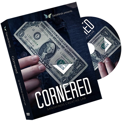 Cornered (with DVD and Gimmick) Set by SansMinds Creative Lab