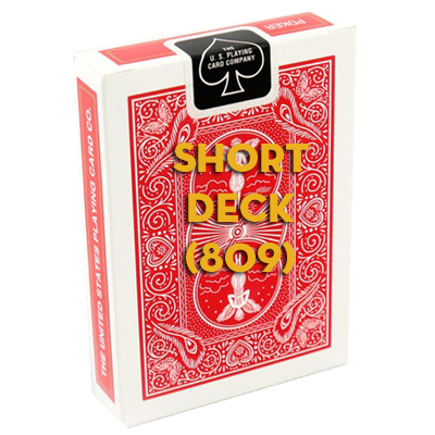Short Bicycle Mandolin Deck 809, Red