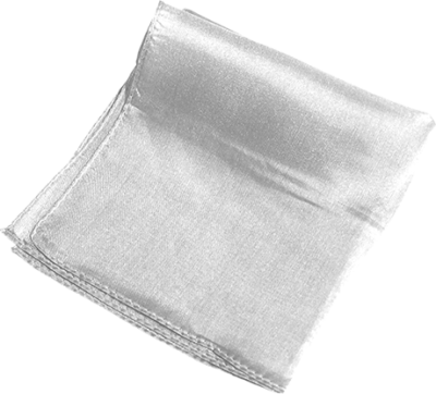White 36 inch Silk
