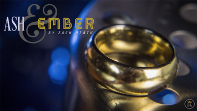 Ash and Ember Gold Curved Size 7, 2 Rings by Zach Heath
