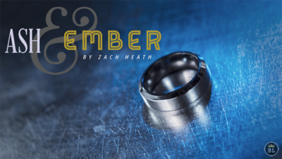 Ash and Ember Silver Beveled Size 13, 2 Rings by Zach Heath