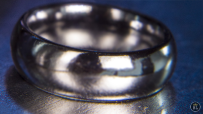 Ash and Ember Silver Curved Size 14, 2 Rings by Zach Heath - Image 2