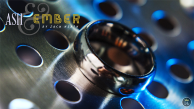 Ash and Ember Silver Curved Size 14, 2 Rings by Zach Heath