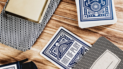 Blue Wheel Playing Cards by Art of Play - Image 3