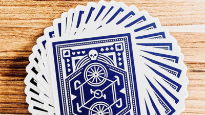 Blue Wheel Playing Cards by Art of Play - Image 4