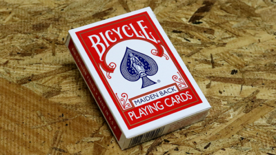 Bicycle Maiden Back, Red by US Card Magic Co