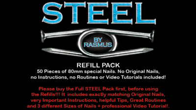 STEEL Refill Nails 50 ct., 80mm by Rasmus
