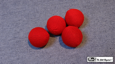 Crochet Balls, Red 2 inch by Mr. Magic