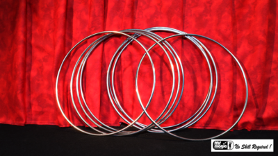 12 inch Linking Rings SS, 8 Rings by Mr. Magic