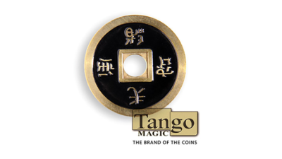 Dollar Size Chinese Coin, Black by Tango (CH029)