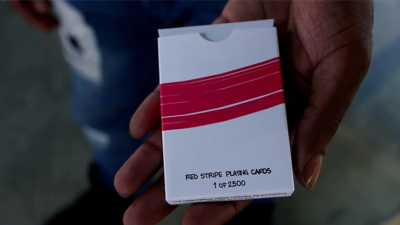 Red Stripe Playing Cards - Image 2
