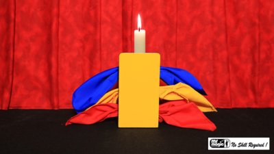 Candle Through Silks, Stage Version by Mr. Magic