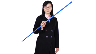 Appearing Cane, Plastic, BLUE by JL Magic