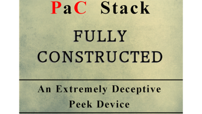 PaC Stack: Fully Constructed, Gimmicks and Online Instructions by Paul Carnazzo