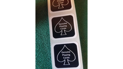 BLACK New Deck Stickers, 100 SEALS