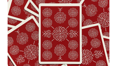 Choice Cloverback, Red Playing Cards - Image 2