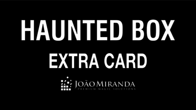 Haunted Box Extra Gimmicked Card, Blue by João Miranda Magic