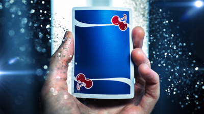 Cherry Playing Cards, Tahoe Blue by Pure Imagination - Image 2
