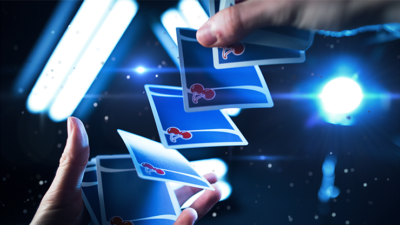 Cherry Playing Cards, Tahoe Blue by Pure Imagination - Image 3