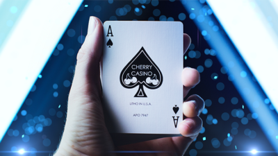 Cherry Playing Cards, Tahoe Blue by Pure Imagination - Image 4