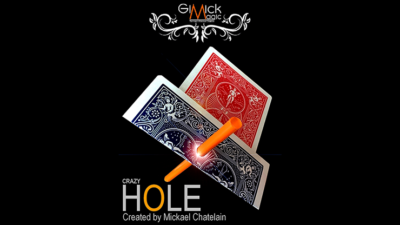 CRAZY HOLE Blue, Gimmick and Online Instructions by Mickael Chatelain