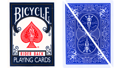 Split Pop Eyed Popper Deck Bicycle, Blue
