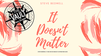 The Vault - It Doesn't Matter by Steve Bedwell video (Download)