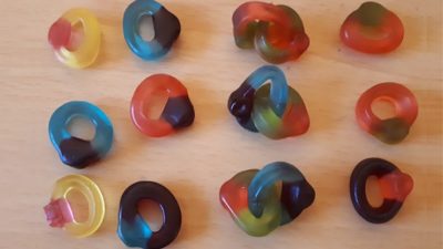 Visible Linking Jelly Sweet Gummy Finger Rings by Jonathan Royle - mixed media (Download)